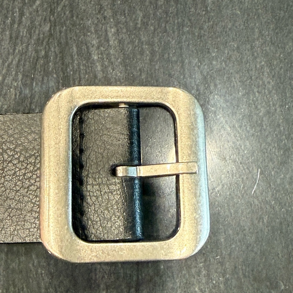 Nine West Black Belt with Gold Accents - Picture 3 of 6